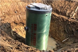 湖北武汉一体化预制泵站安装现场